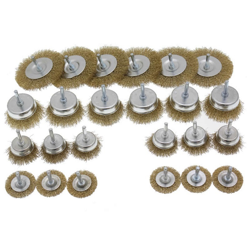 Schrauber-Dreh-Schleif-Drahtb&uuml;rsten Set 24-tlg.