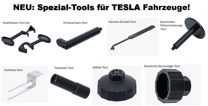 Spezial-Tools f&uuml;r TESLA!